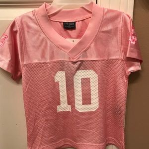 LSU Tigers Football Jersey 2T NWT Pink